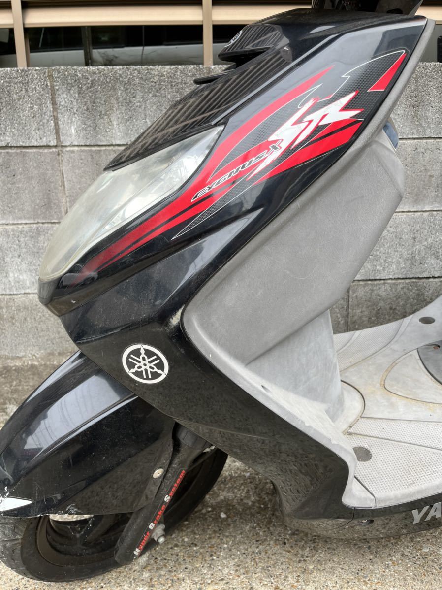 1円 シグナス125XSR-2 売り切り！ SE44J！ブラック　125cc バイク　スクーター　CYGUNS XSR 車体_画像3