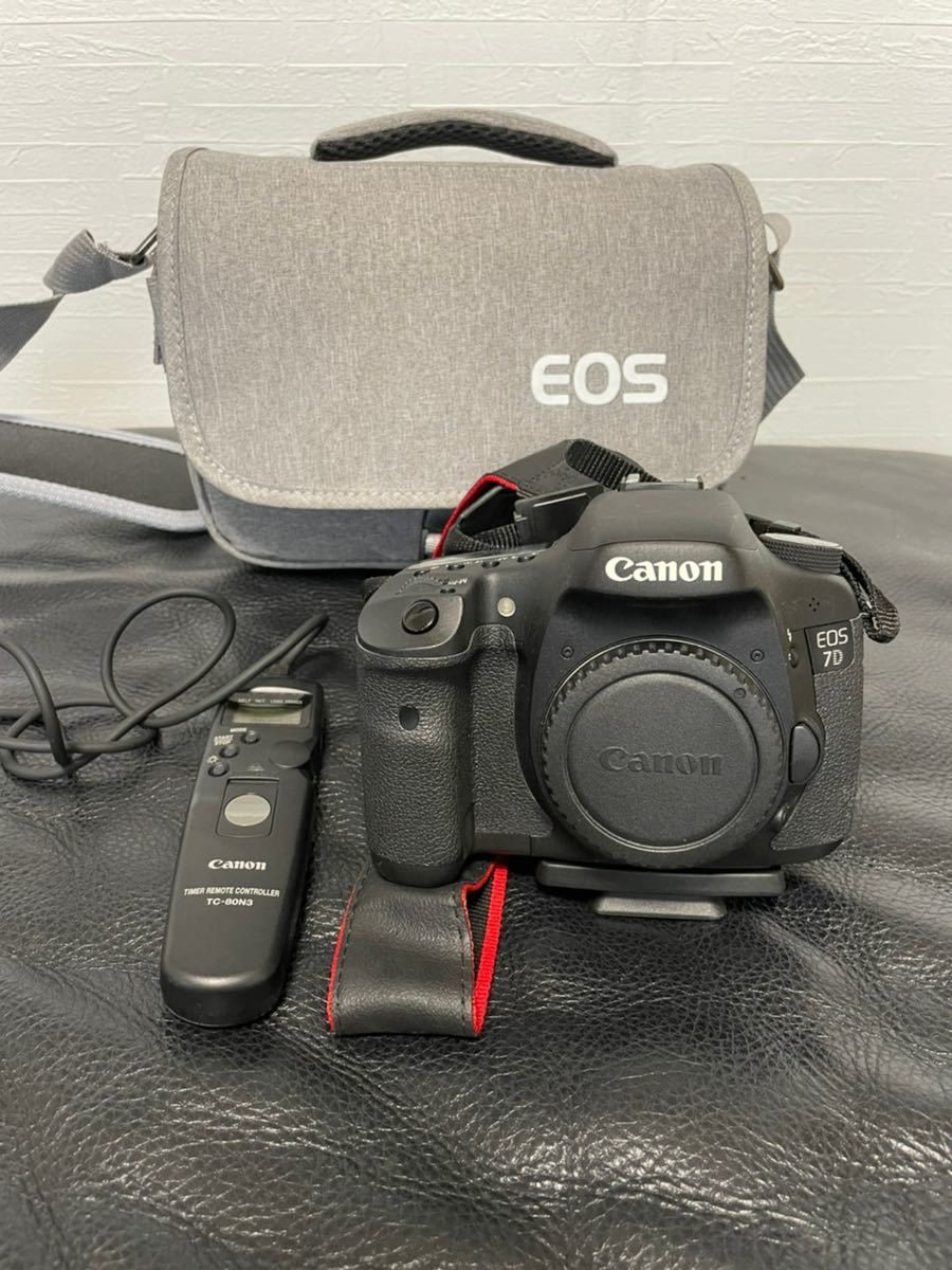 1円 美品 Canon EOS 7D デジタル一眼レフ カメラ ボディ EFマウント