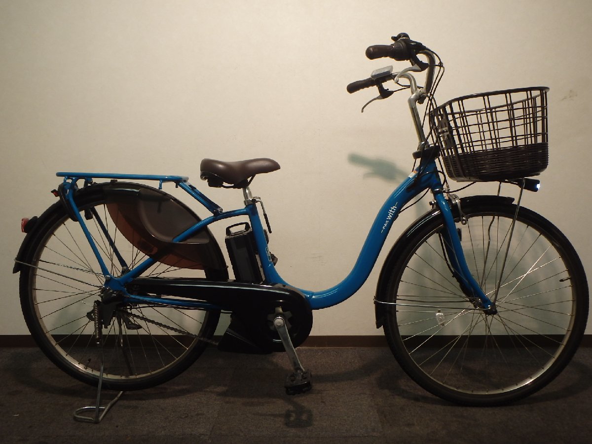 電動アシスト自転車 1円売切り!! ヤマハ PAS with 【大阪・兵庫・京都