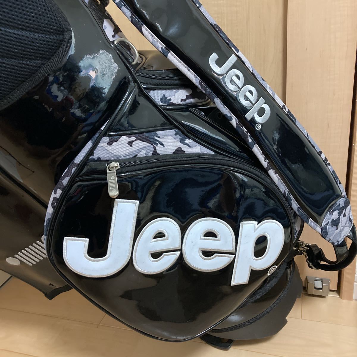 1円〜☆非売品☆ジープ☆スタンドキャディバッグ☆Jeep☆ゴルフ