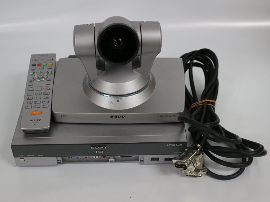  secondhand goods SONY HD video meeting system PCS-XG55S. camera unit PCSA-CXG80. set remote control attaching cash on delivery possible 