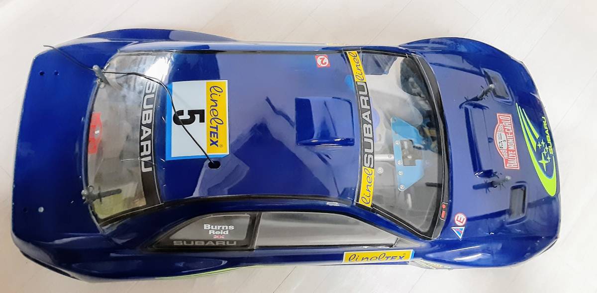 【大人気新品】TAMIYA タミヤ SUBARU IMPREZA WRC’99 スバルインプレッサTGX-Mk.1★エンジンRC ラジコン スポーツカー 完成品 現状品 田宮模型