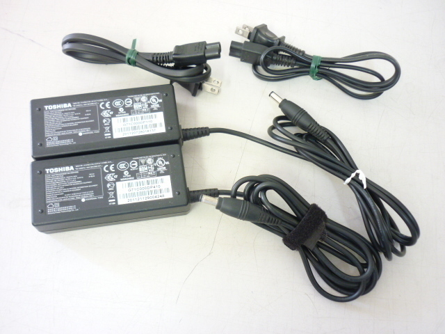 *TOSHIBA| Toshiba * ддя ноутбука *AC адаптер *PA3917U-1ACA*19V 3.42A*2 шт. комплект *h04105