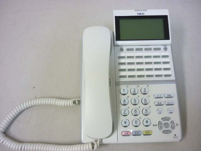☆NEC☆ビジネスフォン☆ITZ-24D-2D(WH)TEL☆DT800シリーズ 24ボタン