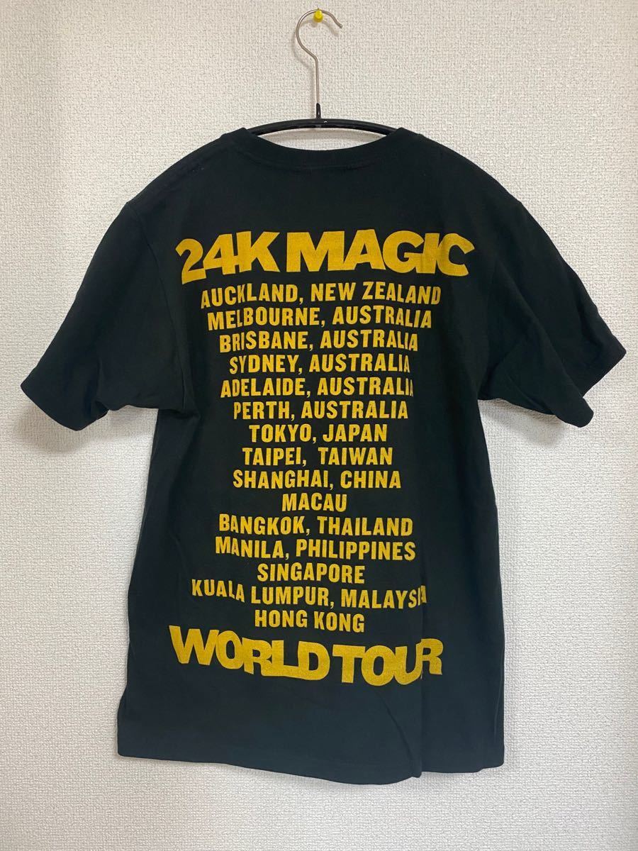 Bruno Mars コンサート Tシャツ Sサイズ 24k majic world tour Bruno Mars コンサート Tシャツ Sサイズ 24k majic world tour