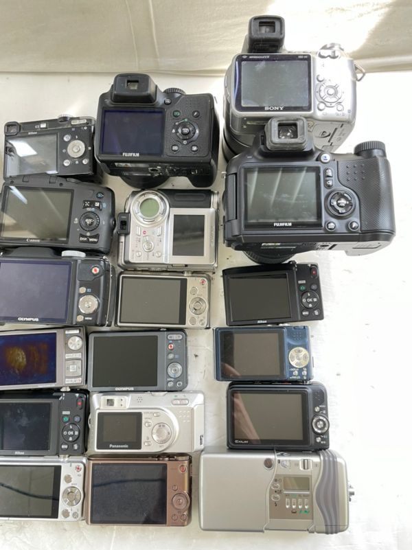 K334-△ コンパクト デジタルカメラ 30点まとめ SONY/OLYMPUS/ROCOH
