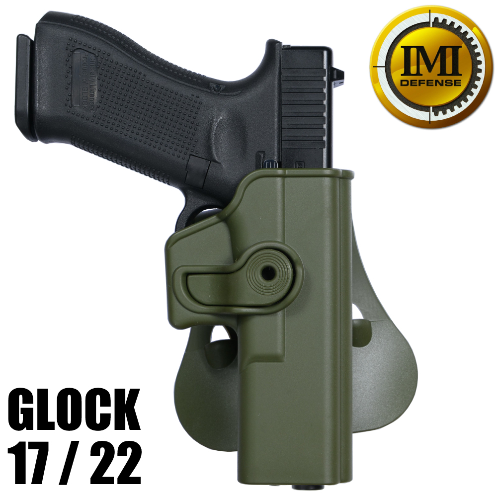 IMI Defense ホルスター Glock 17/22、18C フルサイズ用 Lv.2 [ 右用 / ODグリーン ]_画像1
