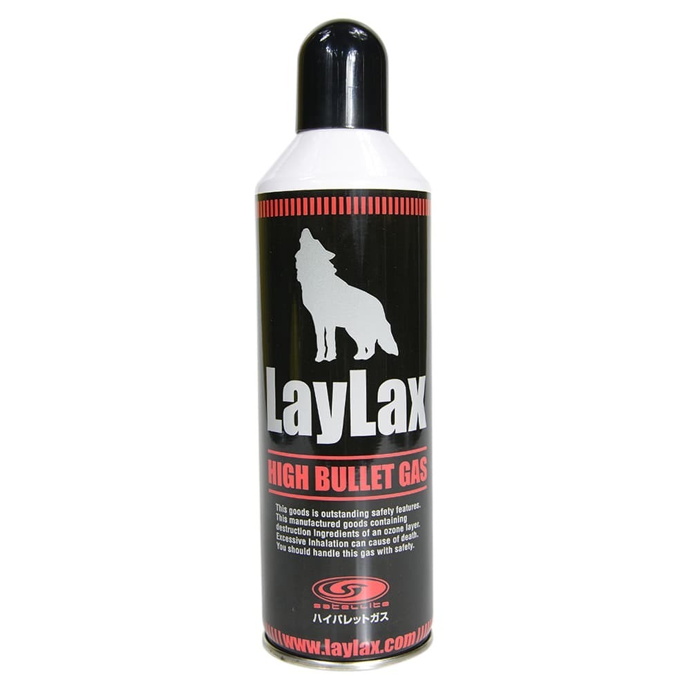 LayLax ハイバレットガス 460mlHFC [ 1個 ] LayLax|エアガン 電動ガン ガスガン サバゲー装備_画像1
