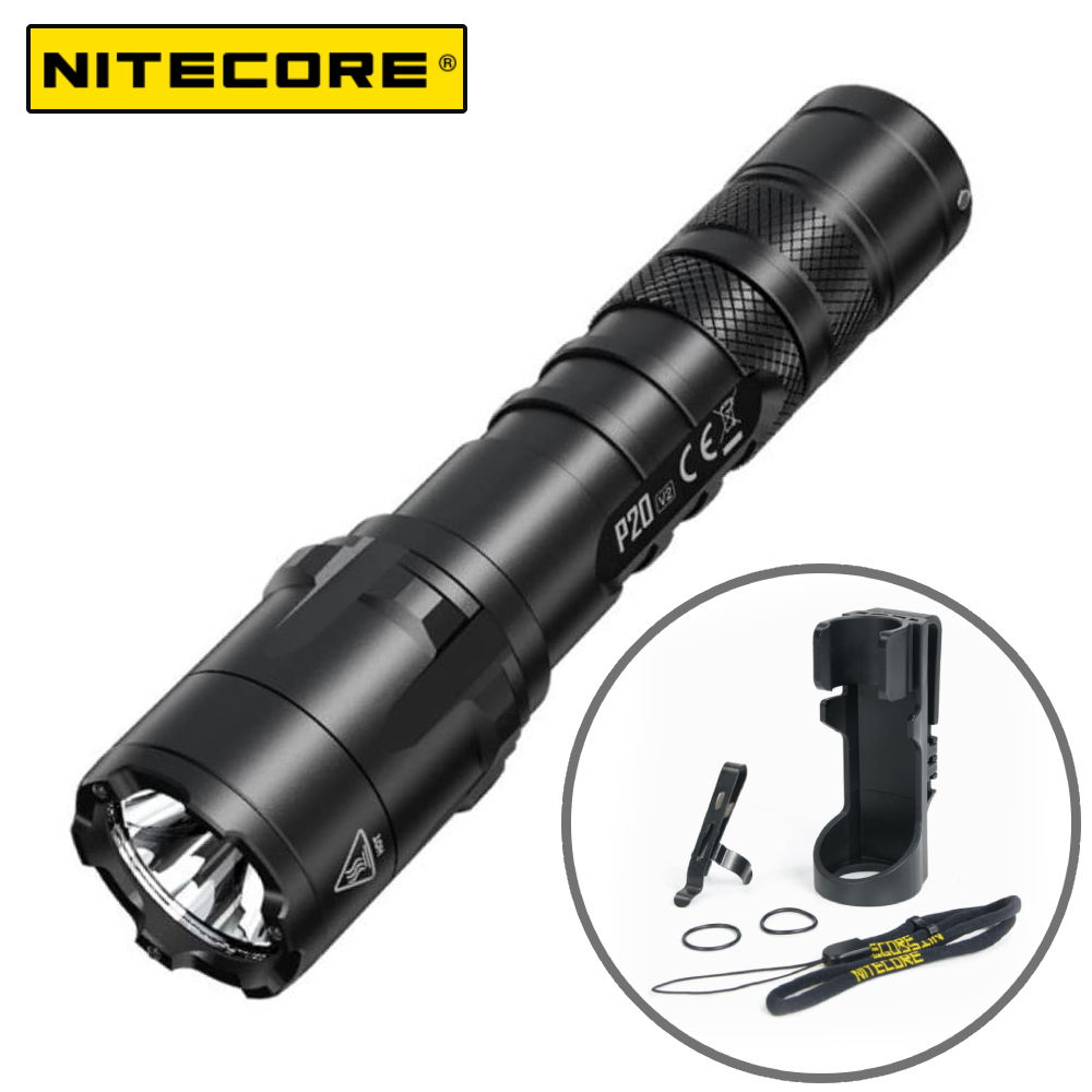 NITECORE タクティカルフラッシュライト P20 V2 最大1100ルーメン ナイトコア タクティカルライト 懐中電灯_画像1