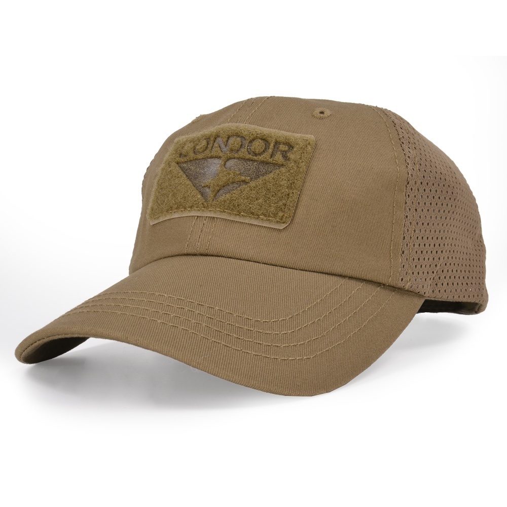 CONDOR 帽子 タクティカルメッシュキャップ [ ブラウン ] ベースボールキャップ メンズ ワークキャップ ハットの画像1