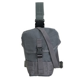 High Speed Gear gas mask pouch V2 Drop leg shoulder pouch [ Wolf gray ] high speed gear 