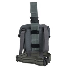 High Speed Gear gas mask pouch V2 Drop leg shoulder pouch [ Wolf gray ] high speed gear 