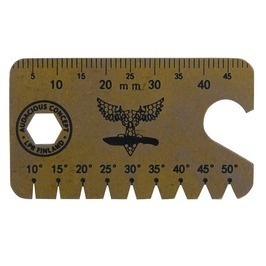 AuCon dog tag type multi tool Dog Tag 2.0 [ bronze ] Mini tool measurement . tool multifunction corkscrew spanner 