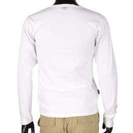 AVIREX футболка длинный рукав tei Lee вырез лодочкой tereko[ белый / L размер ] Avirex мужской футболка 
