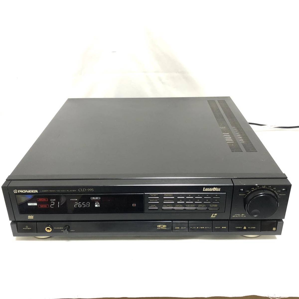 CLD-01 パイオニア PIONEER LDプレーヤー レーザーディスク 想像を超え
