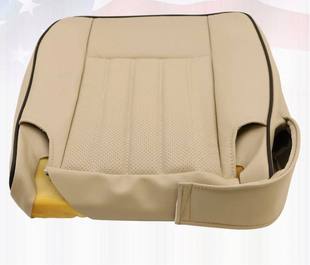 2005-2006 Lincoln Navigator original OEM bearing surface seat cover beige driver's seat limited driver's seat air suspension 