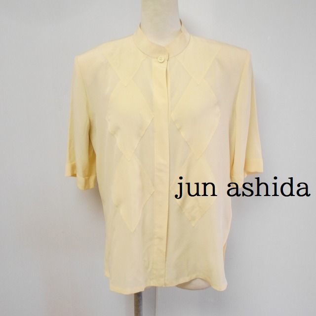 727721 jun ashida ジュンアシダ 半袖 シルク シャツ ブラウス の商品