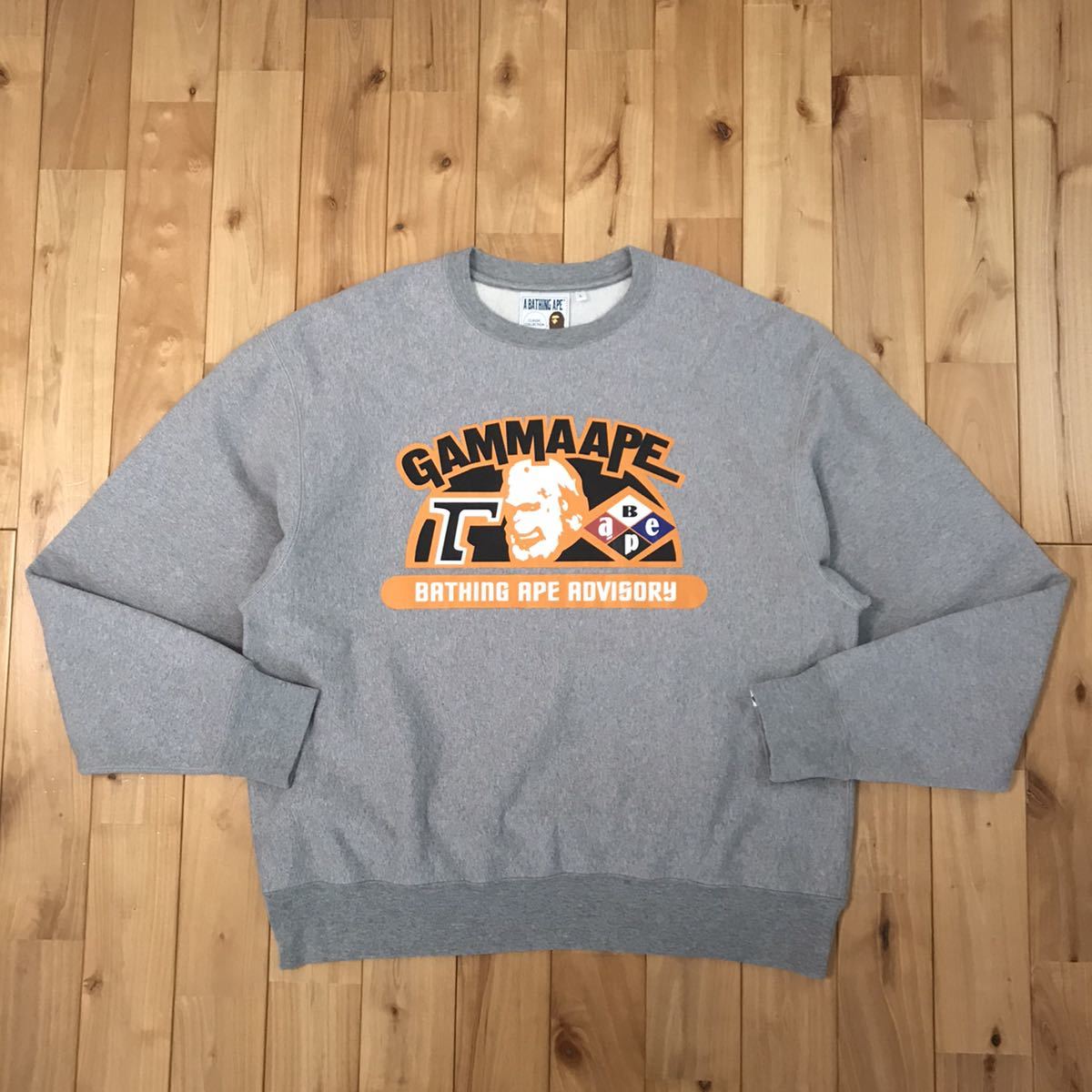 手数料安い APE GAMMA 復刻ラジカセタグ ☆美品☆ 長袖スウェット ア