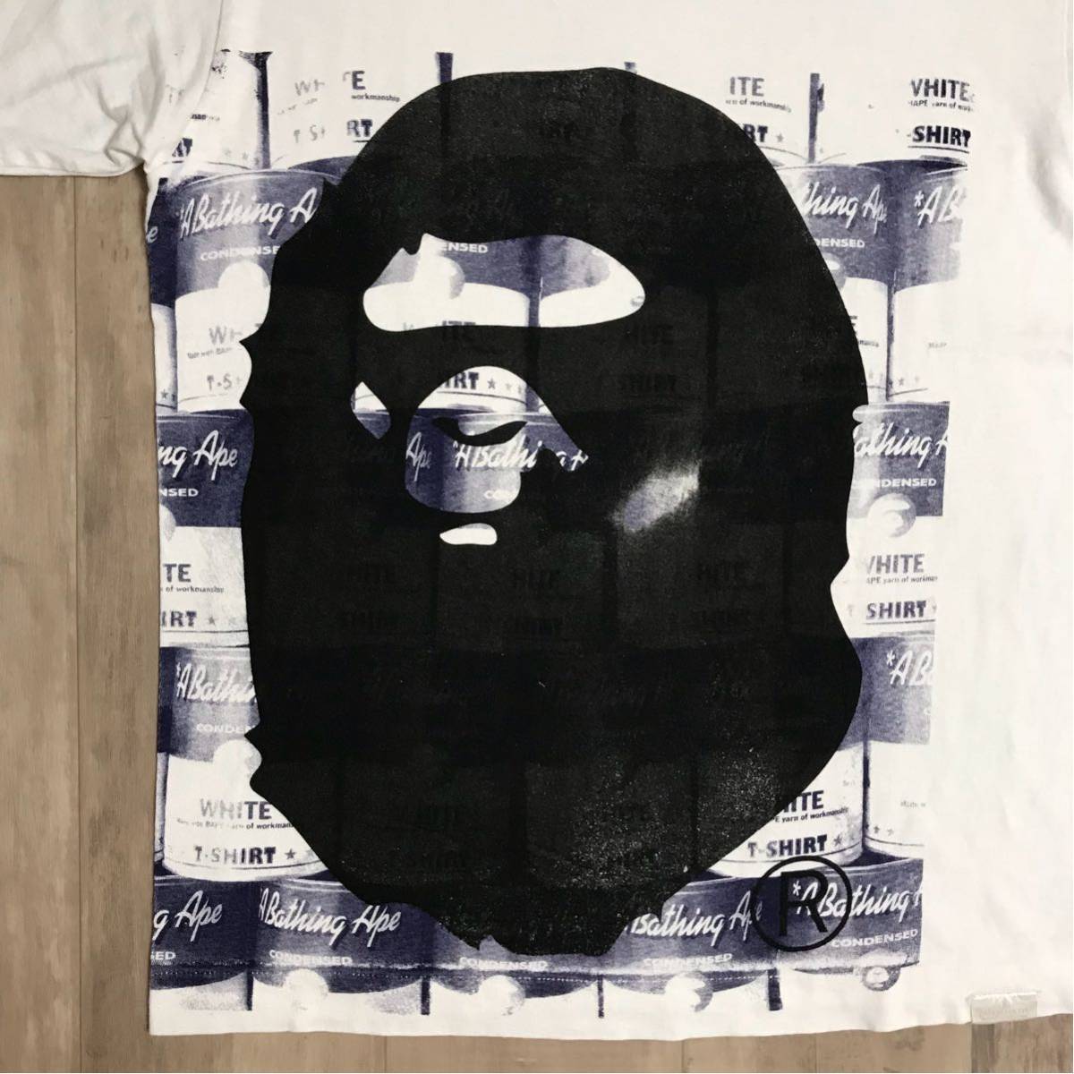 ★激レア★ No99 青山限定 手刷り Tシャツ キャンベル缶 シリアルナンバー a bathing ape bape エイプ ベイプ 裏原宿 初期 handprint nigo_画像2