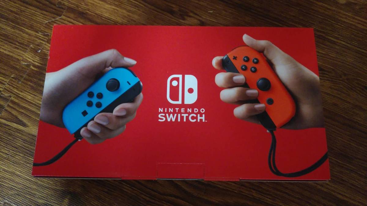 Nintendo Switch 任天堂 ネオンレッド ネオンブルー ニンテンドースイッチ ニンテンドースイッチ本体 ネオンカラー Joy-Con (L)_画像2