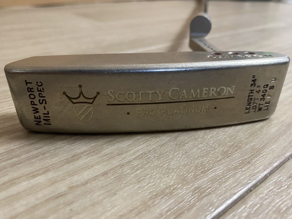 SCOTTY CAMERON スコッティキャメロン TITLEIST PRO PLATINAM ゴルフクラブ パター_画像1