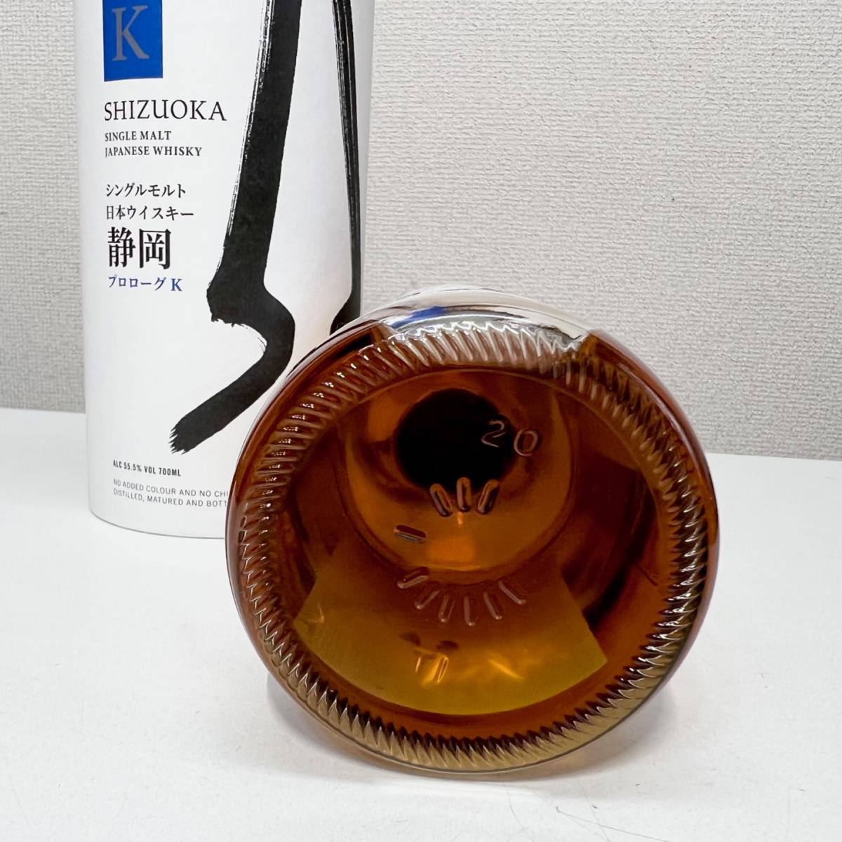 ◆ガイアフロー 静岡 プロローグK シングルモルト ウイスキー 700ml 55.5% 未開栓 箱付き_画像4