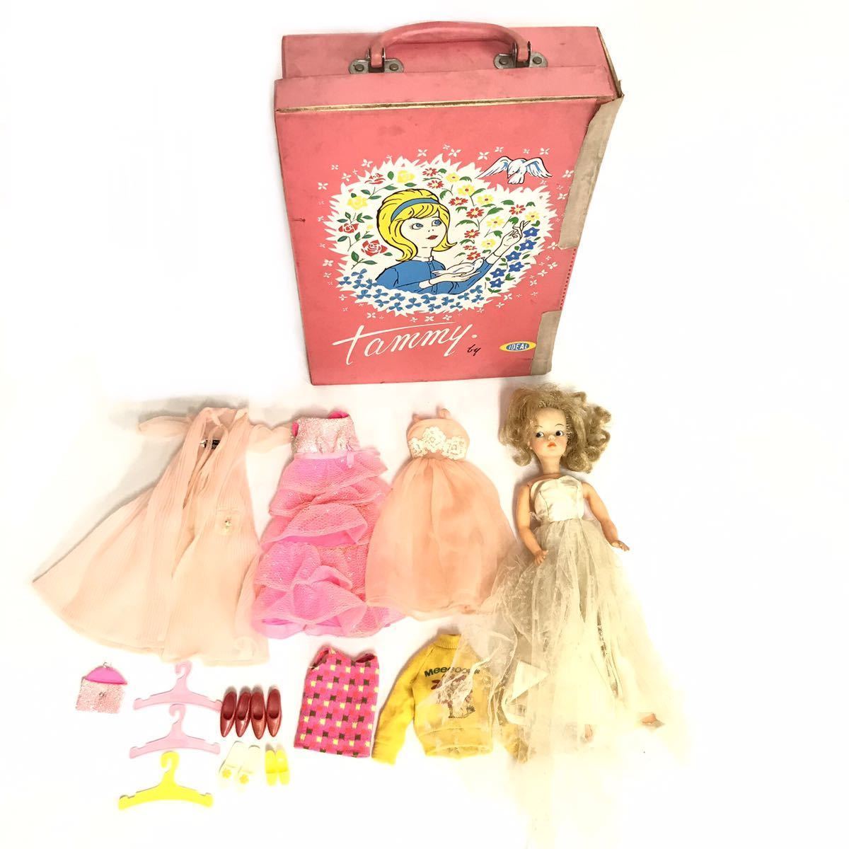 IDEAL Tammy 収納BOX付き 衣装ケース アイデアル タミーちゃん おまけ 洋服 ヴィンテージ 人形 当時物 昭和レトロ 着せ替え人形