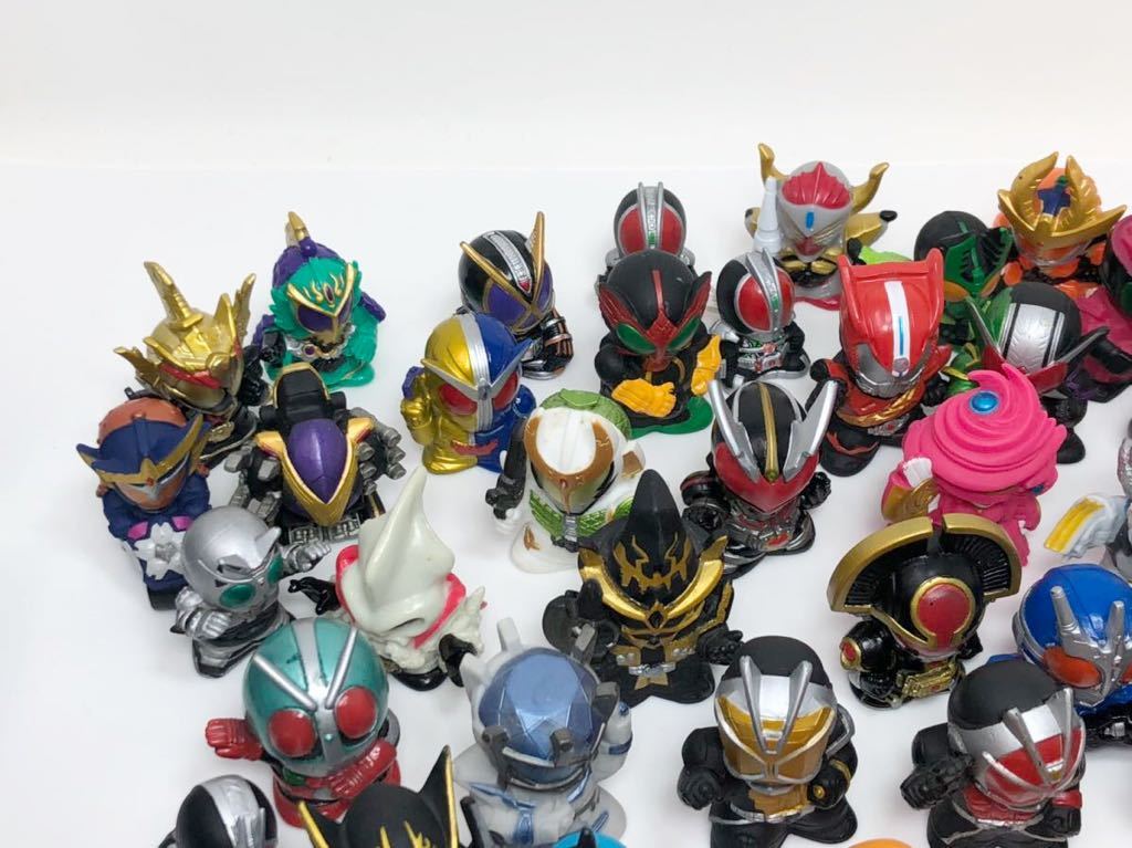 食玩 仮面ライダー ソフビ指人形 仮面ライダーキッズ 他 大量SET item 