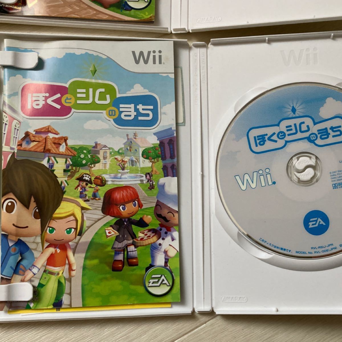 【Wii】 ぼくとシムのまち　＋　ぼくとシムのまちキングダム　2個セット