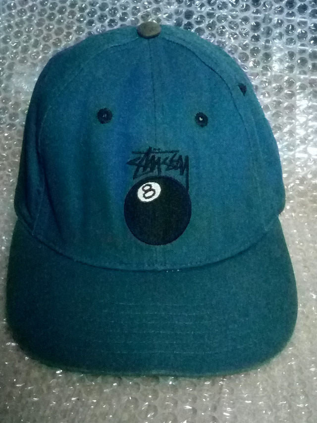 STUSSY ステューシー eight ball Cap 8ボール キャップ オリジナル ビンテージ 時期によりPATAGONIA総柄キャップ出品_画像1