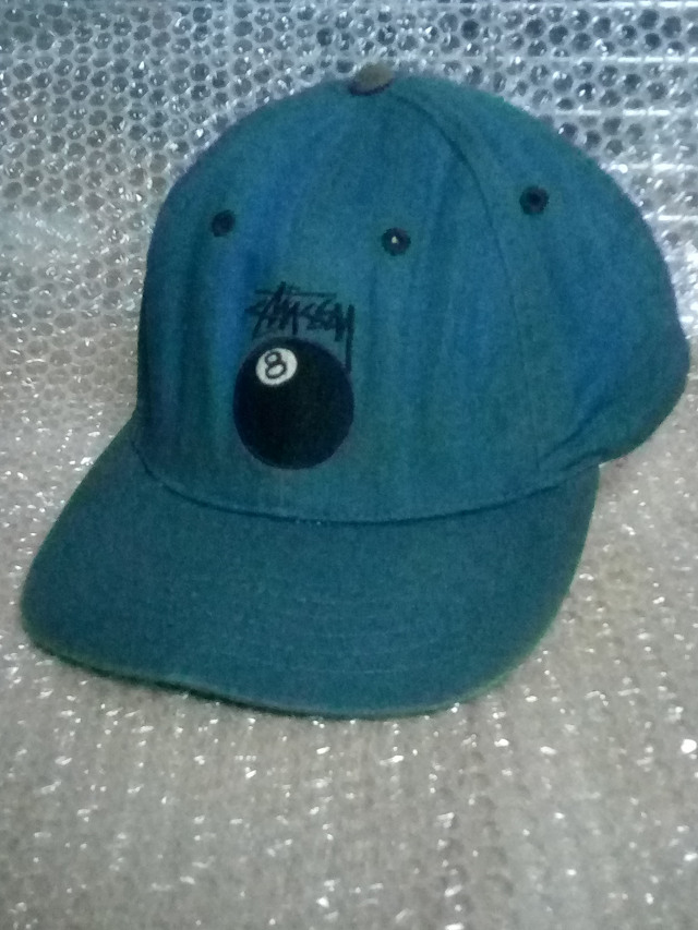 STUSSY ステューシー eight ball Cap 8ボール キャップ オリジナル ビンテージ 時期によりPATAGONIA総柄キャップ出品_画像2