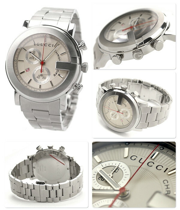 有名な高級ブランド グッチ 送料無料 新品 時計 YA101339 ホワイト G-クロノ G-CHRONO 腕時計 GUCCI メンズ 男性用
