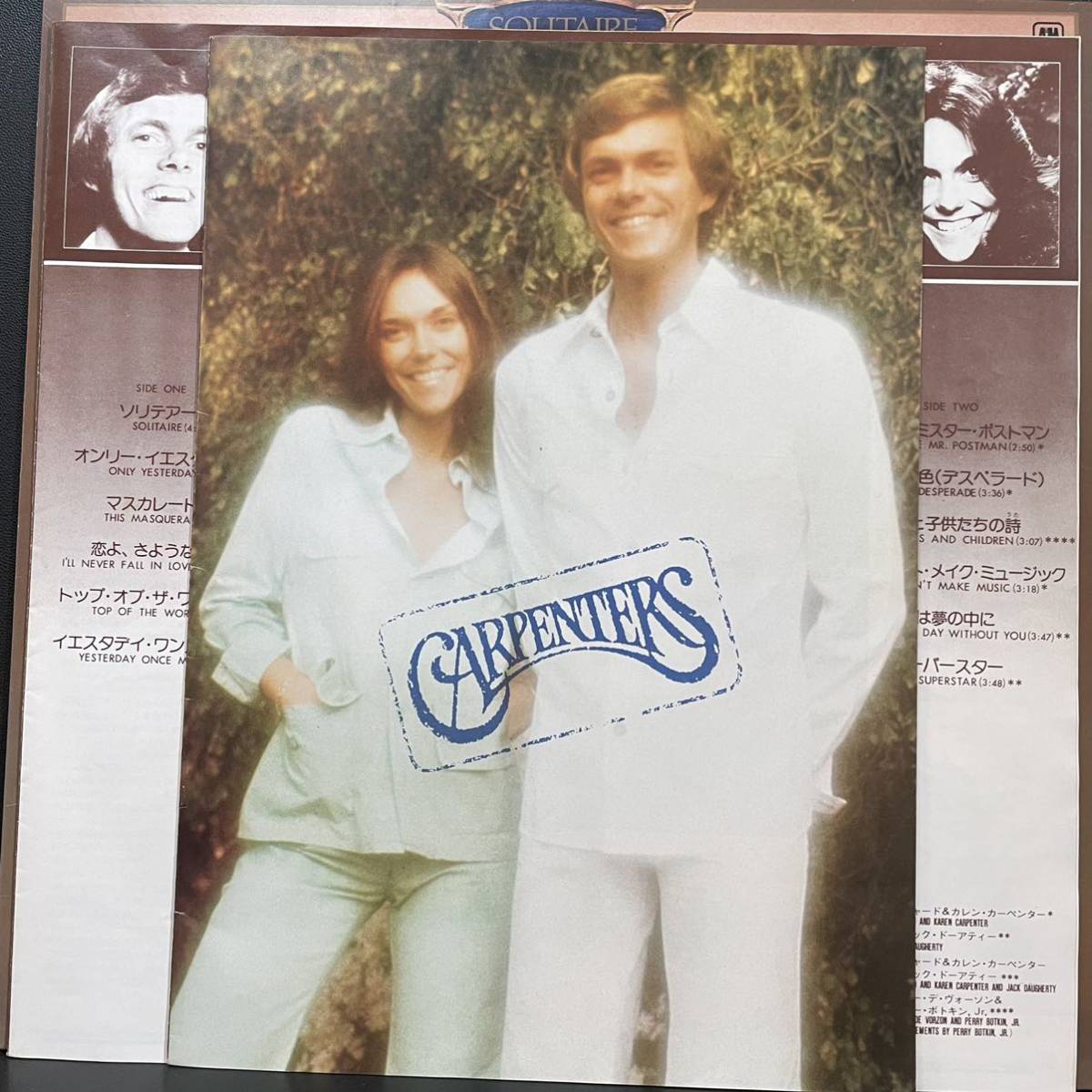 20514T 12inch LP★カーペンターズ /CARPENTERS /SOLITAIRE★_画像6