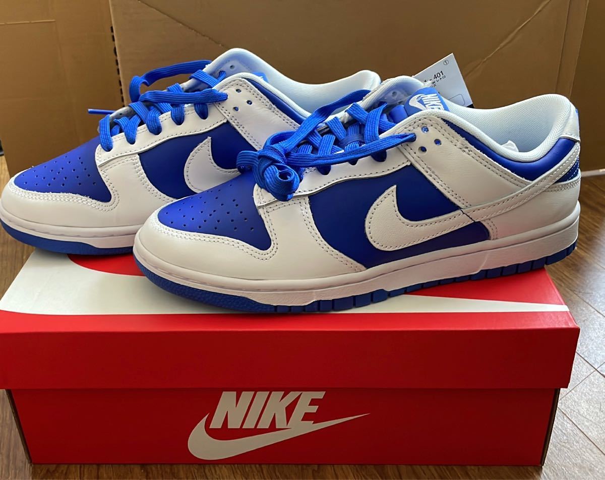 Nike Dunk Low "Racer Blue and White/Reverse Kentucky" 
