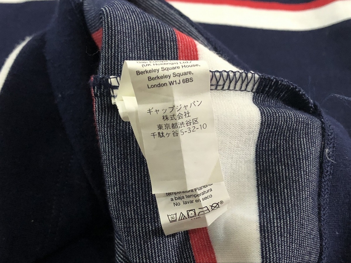 ■【GAP】ギャップ☆レディース/7分袖ワンピース[S]紺《美品》_画像5