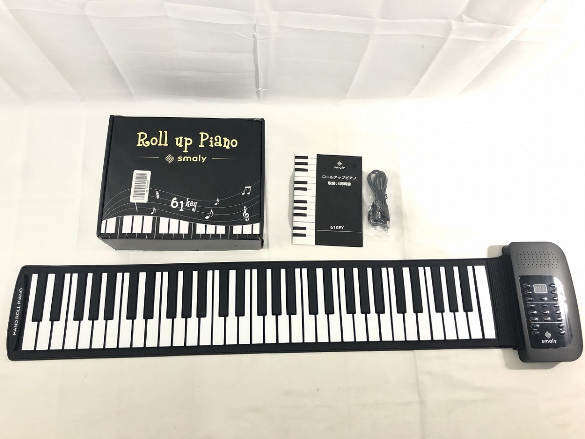 休み SMALY ロールアップピアノ 61鍵盤 PIANO61A ecufilmfestival.com