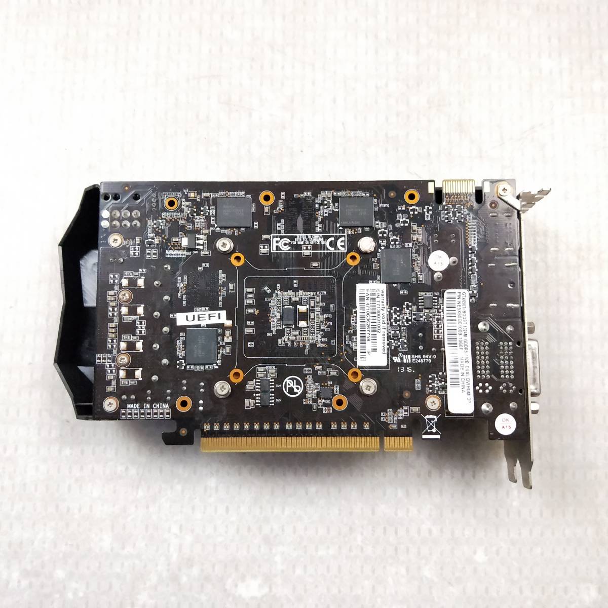 【中古パーツ】 GTX650Ti BOOST 1024M GDDR5 192B DUAL-DVI/HDMI/DP グラフィックポード /ビデオカード PCI-E ■XK756-2_画像2