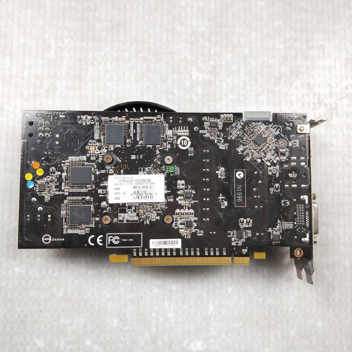 【中古パーツ】MSI R5770 Storm 1G DP/HDMI/DVI グラフィックポード /ビデオカード PCI-E ■XK893-2_画像2