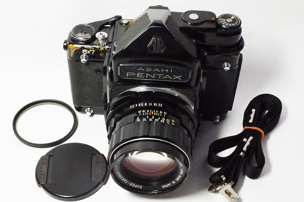 素晴らしい 【中古】 (ペンタックス) PENTAX 6×7TTL(ﾐﾗｰｱｯﾌﾟ有)+SMCﾀｸﾏｰ6×7 105/2.4【中古カメラ 中判カメラ】 ランク：C 中判・大判カメラ