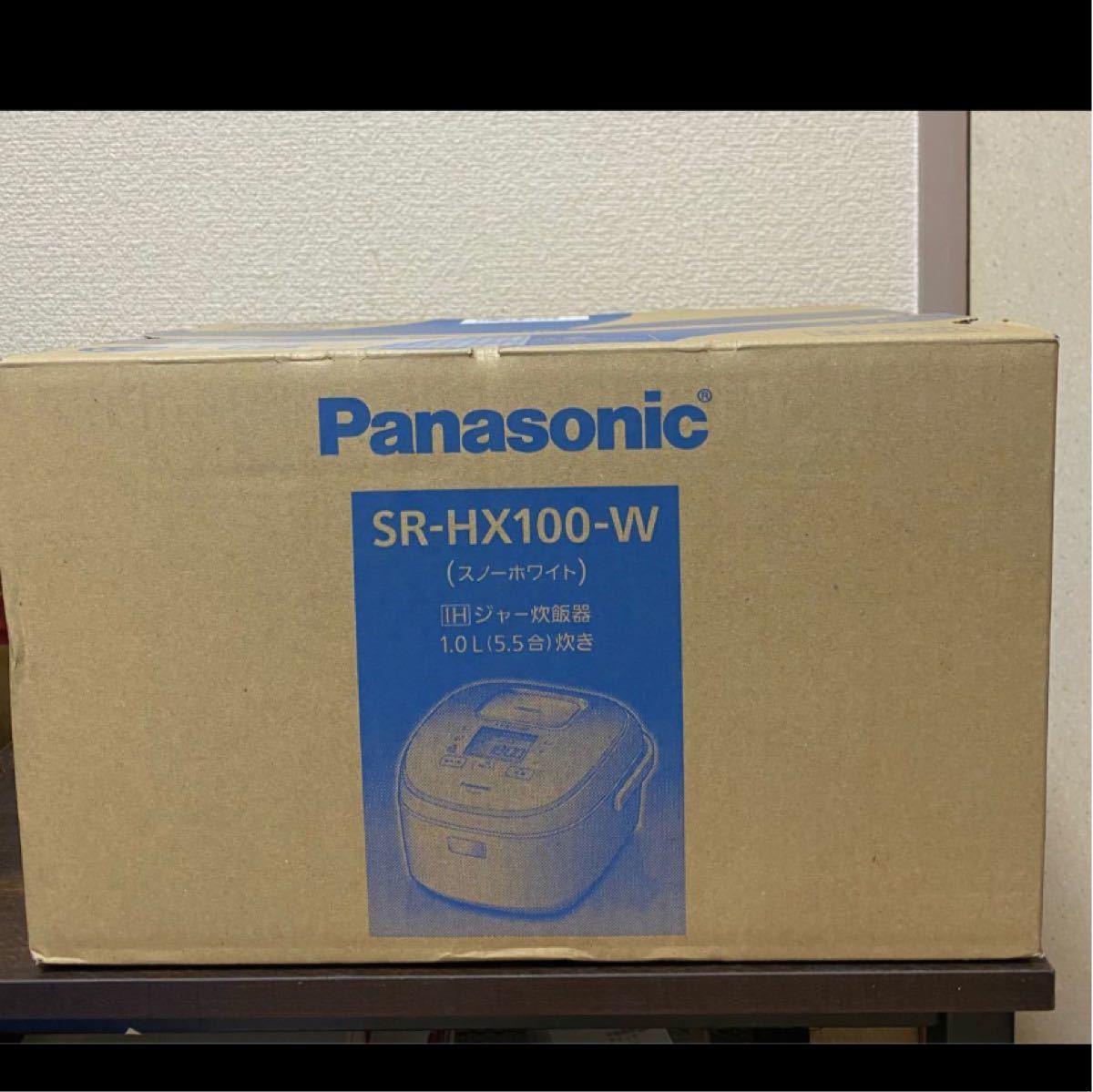 パナソニック 炊飯器 5 5合 IH式 大火力おどり炊き スノーホワイト SR-HX100-W｜PayPayフリマ