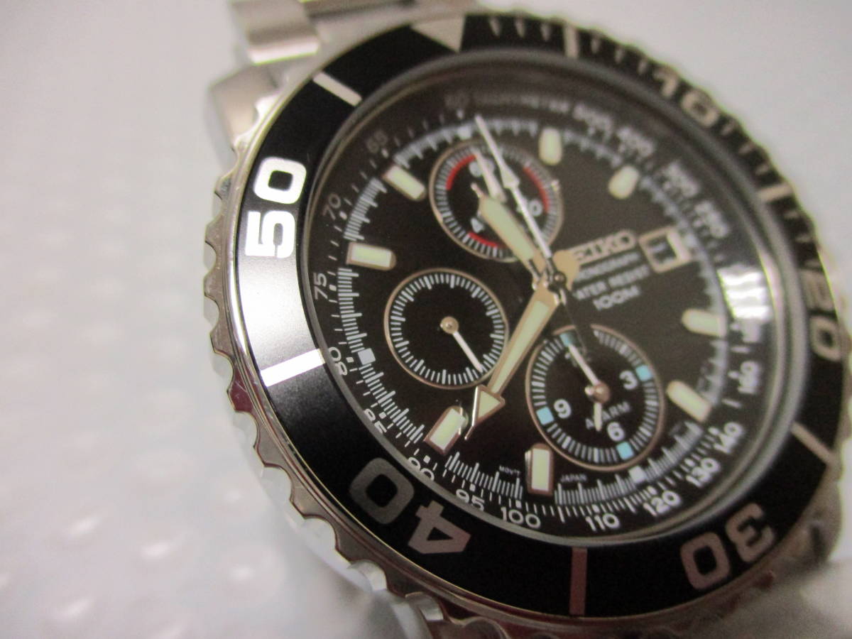 セイコー SEIKO クロノグラフ 海外モデル 未使用 難あり SEIKO