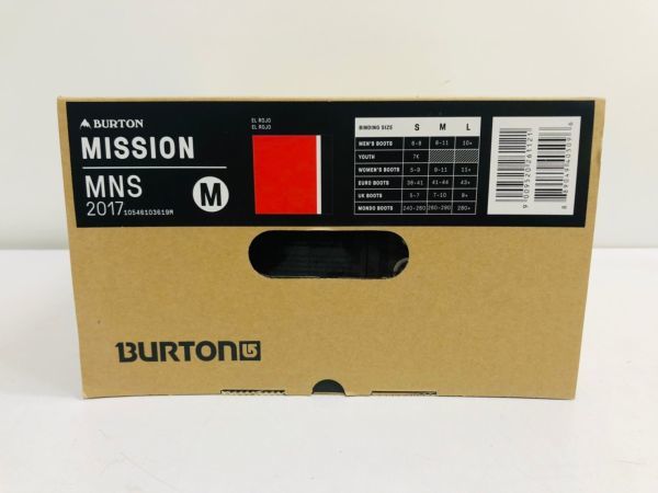 mo3569/BURTON バートン ビンディング MISSION MNS 2017 Mサイズ 100