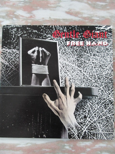 LPレコード　ジェントル・ジャイアント　２枚組　「フリー・ハンド」「イン・ア・グラス・ハウス」美品　稀少