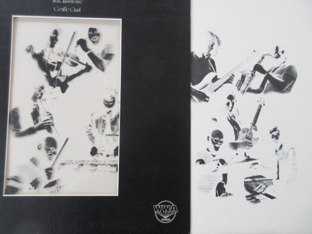 LPレコード　ジェントル・ジャイアント　２枚組　「フリー・ハンド」「イン・ア・グラス・ハウス」美品　稀少