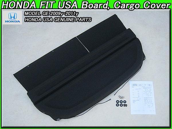  Fit GE[HONDA] Honda FIT original US cargo cover ( rear shelf ) black /USDM North America specification option USA roll with cover luggage cargo board black 