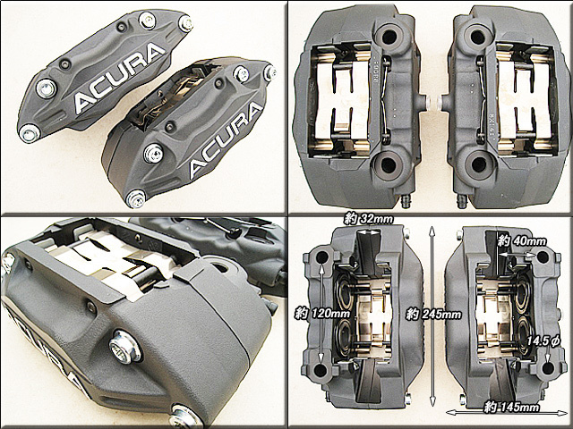 レジェンドKB1【ACURA】アキュラRL純正ブレーキキャリパーUSフロント左右(06-08yモデル)/USDM北米仕様USAホンダLEGEND対向4ポットピストン_画像2
