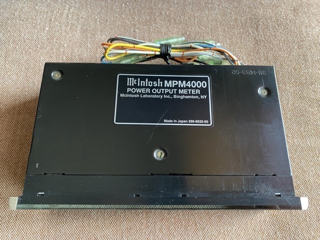 McIntosh マッキントッシュ MPM-4000 パワーアウトプットメーター 激