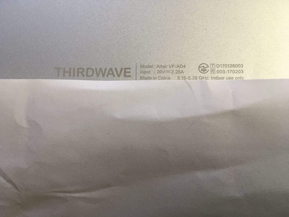 [ Junk ]THIRDWAVE Altair VF-AD4 laptop body only 