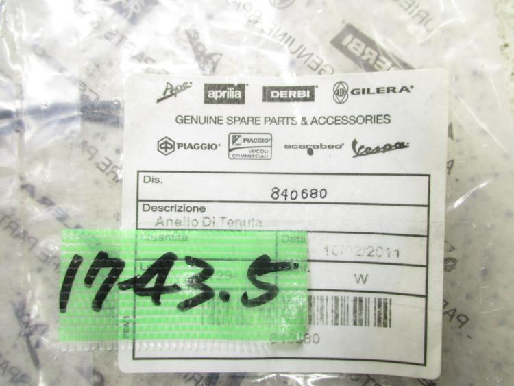 ☆新品未使用☆ 純正(840680) ミッションオーリング アプリリア マーナ850 aprilia MANA 17-43.5_画像3