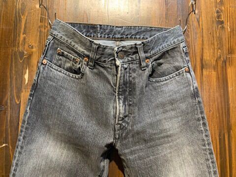 K282 мужской брюки HOLLYWOOD RANCH MARKET HRM Hollywood Ranch Market джинсы Denim черный серый тонкий W28 единый стоимость доставки 520 иен 